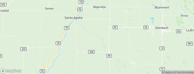 Otterburne, Canada Map
