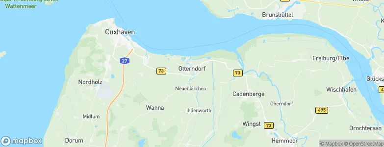 Otterndorf, Germany Map