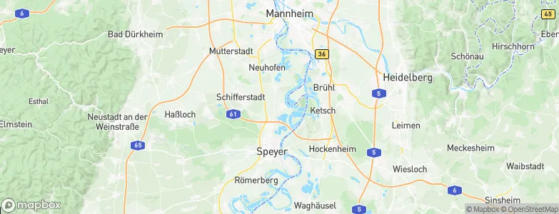 Otterstadt, Germany Map