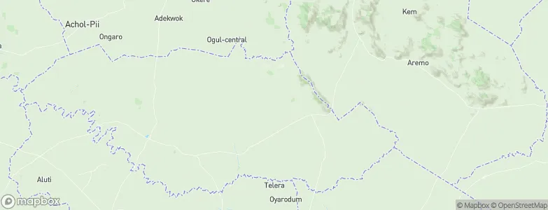 Otuke, Uganda Map