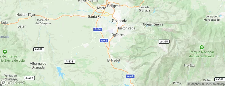 Otura, Spain Map