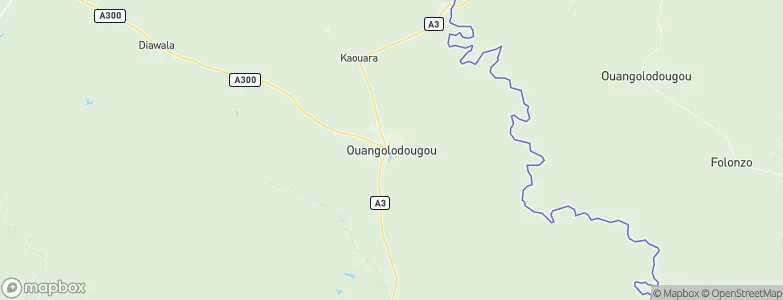 Ouangolodougou, Ivory Coast Map