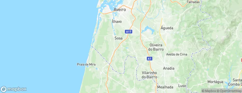 Ouca, Portugal Map