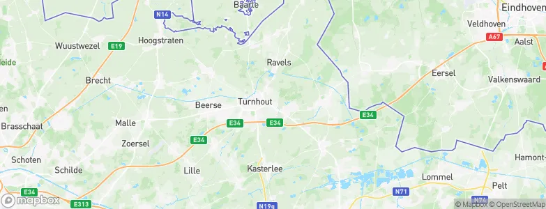 Oud-Turnhout, Belgium Map