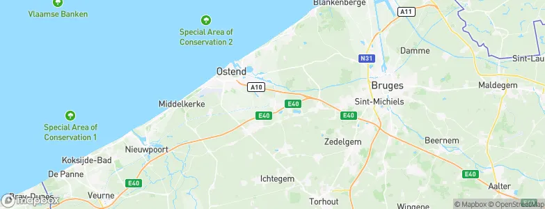 Oudenburg, Belgium Map