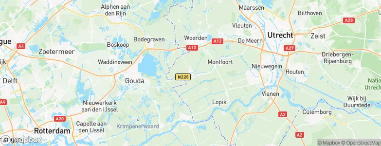Oudewater, Netherlands Map