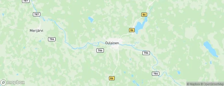 Oulainen, Finland Map