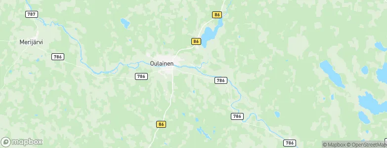 Oulainen, Finland Map