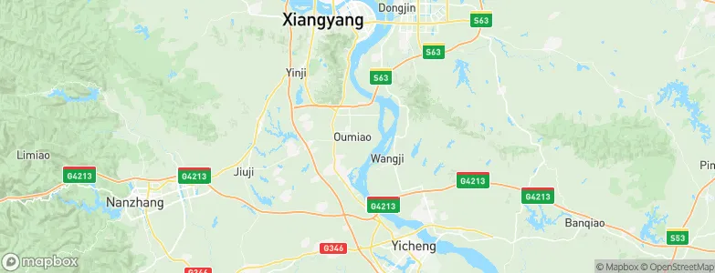 Oumiao, China Map