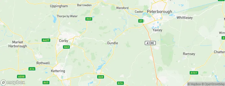 Oundle, United Kingdom Map