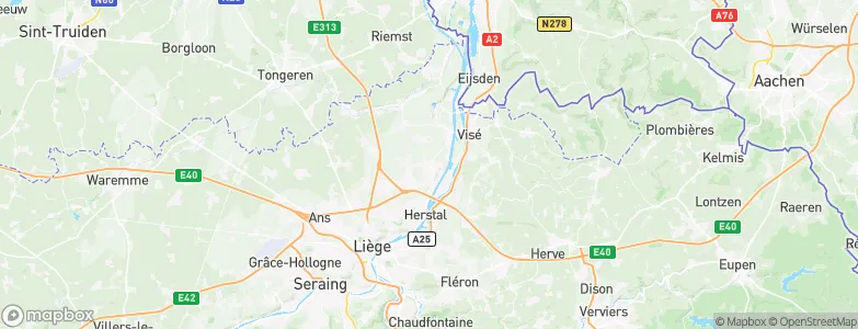 Oupeye, Belgium Map