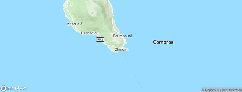 Ourovéni, Comoros Map