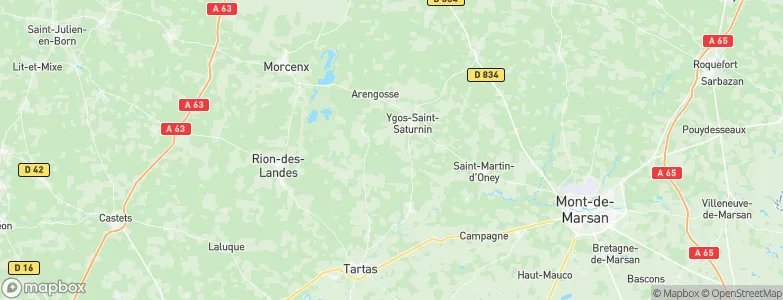 Ousse-Suzan, France Map