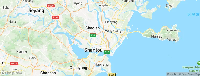 Outing, China Map