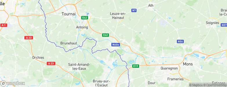 Outre l'Eau, Belgium Map