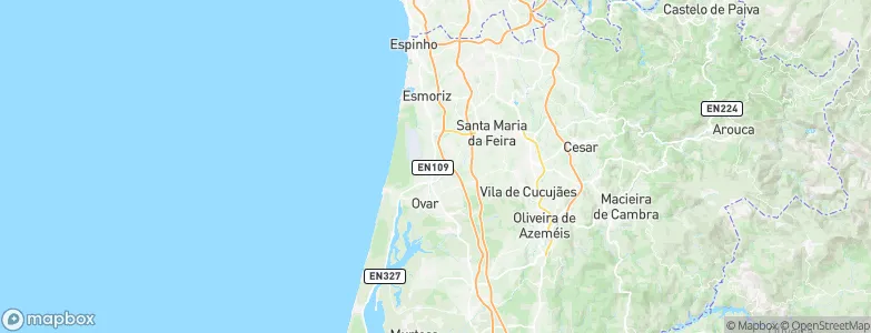Ovar Municipality, Portugal Map