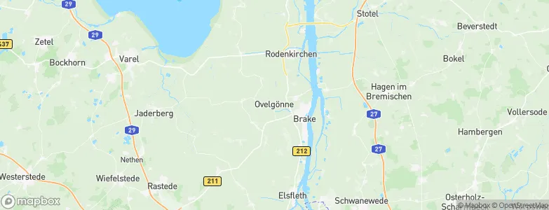 Ovelgönne, Germany Map