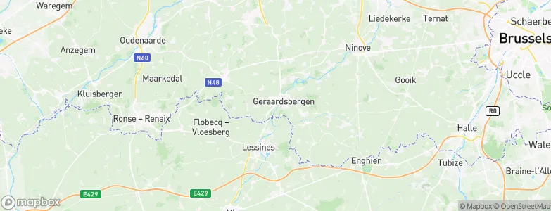 Overboelare, Belgium Map