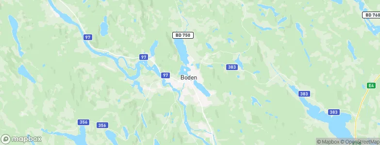 Överluleå, Sweden Map