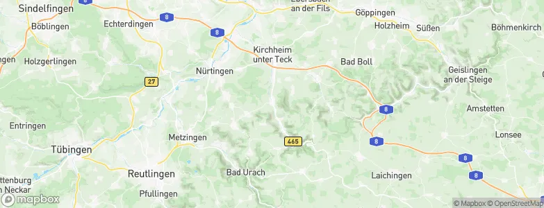 Owen, Germany Map