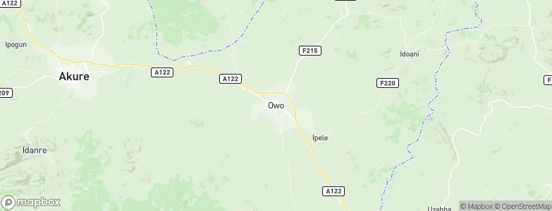Owo, Nigeria Map