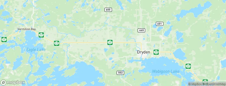 Oxdrift, Canada Map