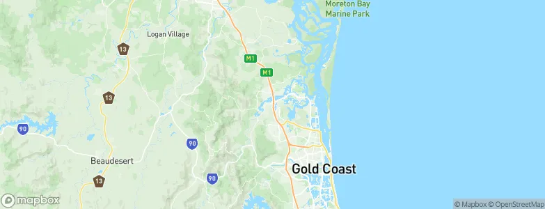 Oxenford, Australia Map