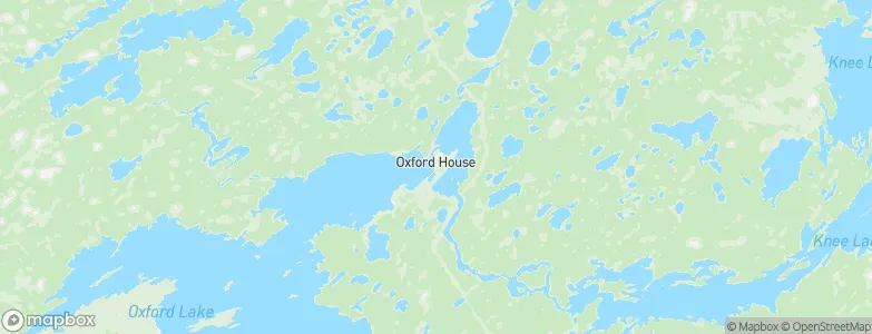 Oxford House, Canada Map