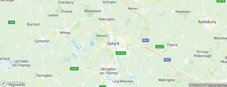 Oxford, United Kingdom Map