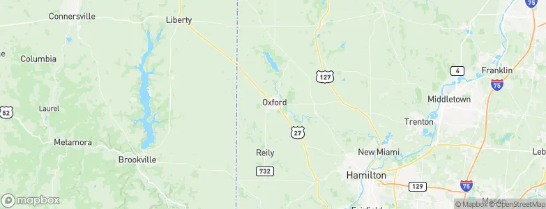 Oxford, United States Map