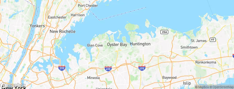 Oyster Bay, United States Map
