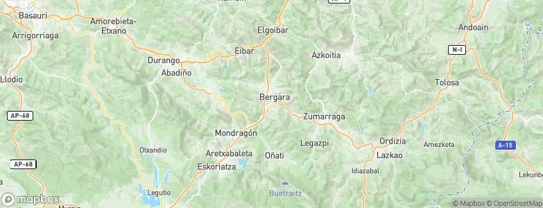 Ozaeta, Spain Map