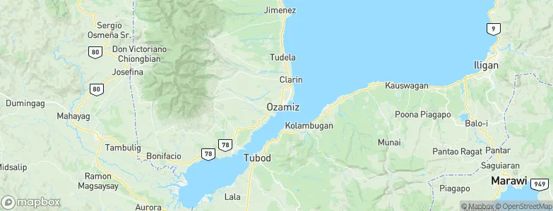 Ozamiz City, Philippines Map