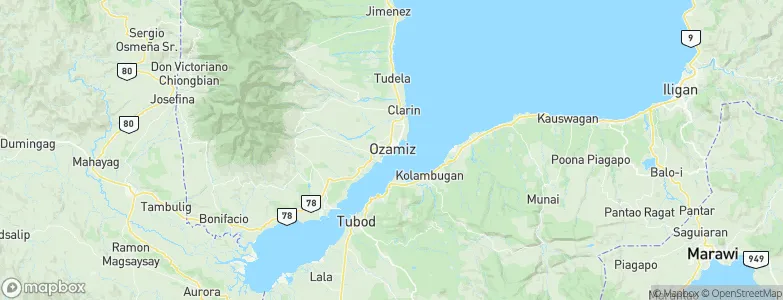 Ozamiz, Philippines Map