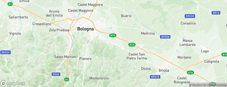 Ozzano dell'Emilia, Italy Map