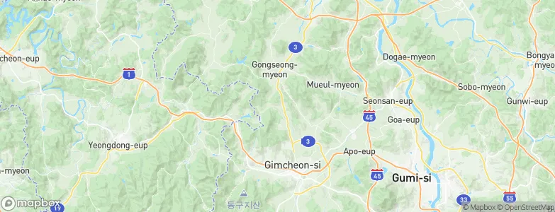 P’yŏngsŏng, South Korea Map