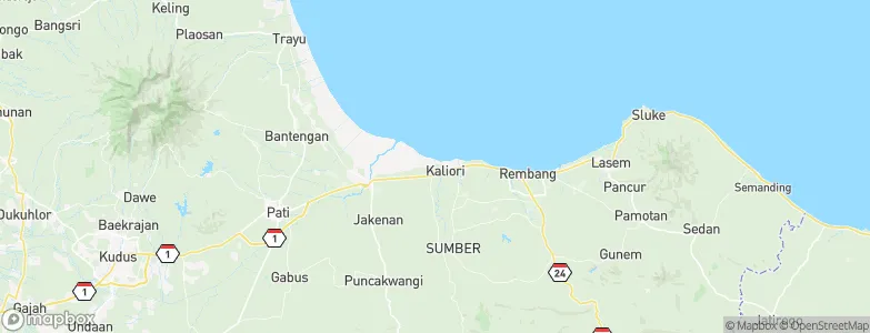 Pacangaan, Indonesia Map