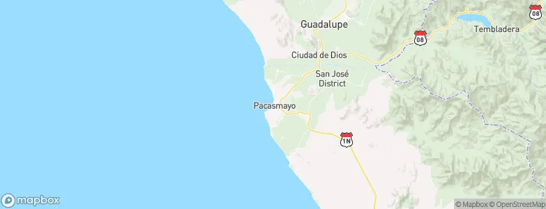 Pacasmayo, Peru Map