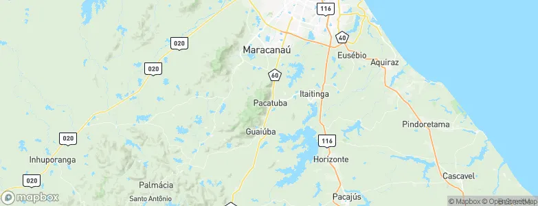 Pacatuba, Brazil Map
