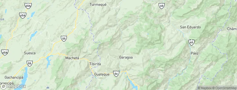 Pachavita, Colombia Map