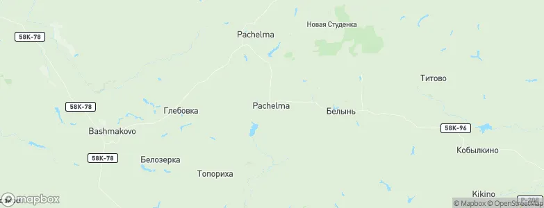 Pachelma, Russia Map