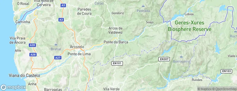 Paço Vedro de Magalhães, Portugal Map