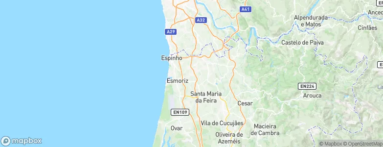 Paços de Brandão, Portugal Map