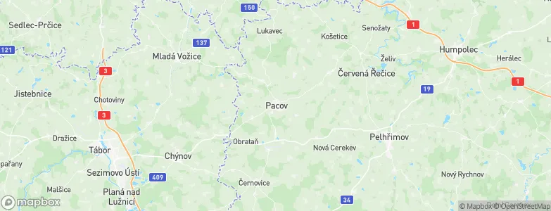 Pacov, Czechia Map