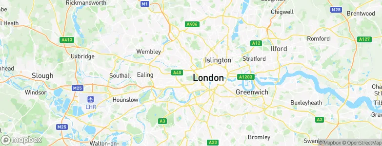 Paddington, United Kingdom Map