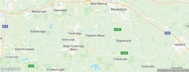 Paddock Wood, United Kingdom Map