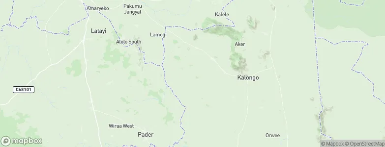 Pader, Uganda Map