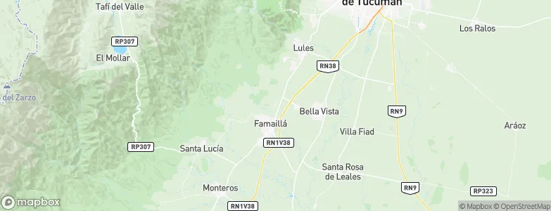 Padilla, Argentina Map