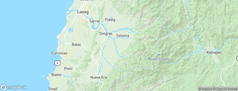 Padong, Philippines Map