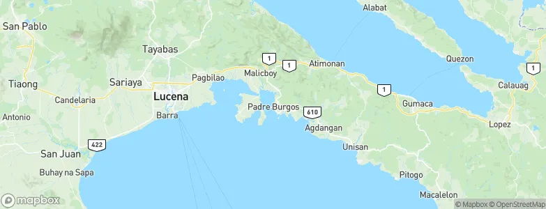 Padre Burgos, Philippines Map